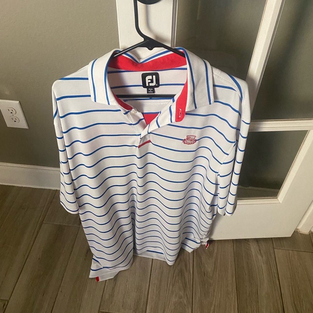 Foot Joy adult XL golf polo Carlton Woods